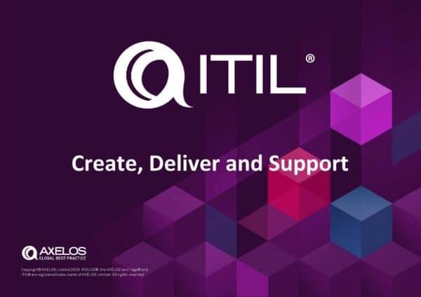 Les formations ITIL Specialist disponibles à partir de Mai 2021. ITIL CDS - Create, Deliver & Support sera le premier cours a être dispensé
